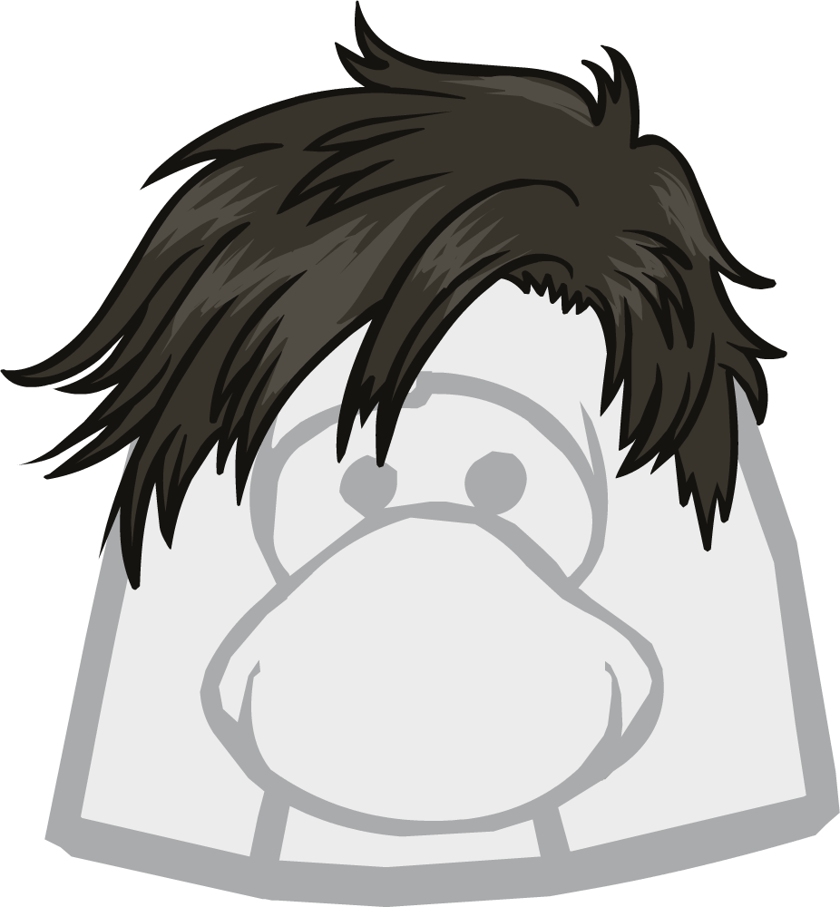 The styled messy club. Hair clipart untidy hair