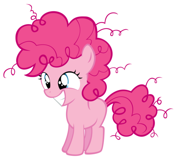 Hair clipart untidy hair. Pinkie pie and her