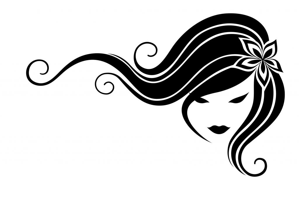 Free flowing cliparts download. Hair clipart woman hair