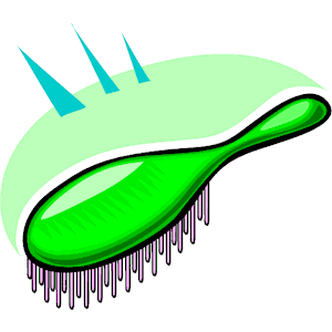 hairbrush clipart cartoon