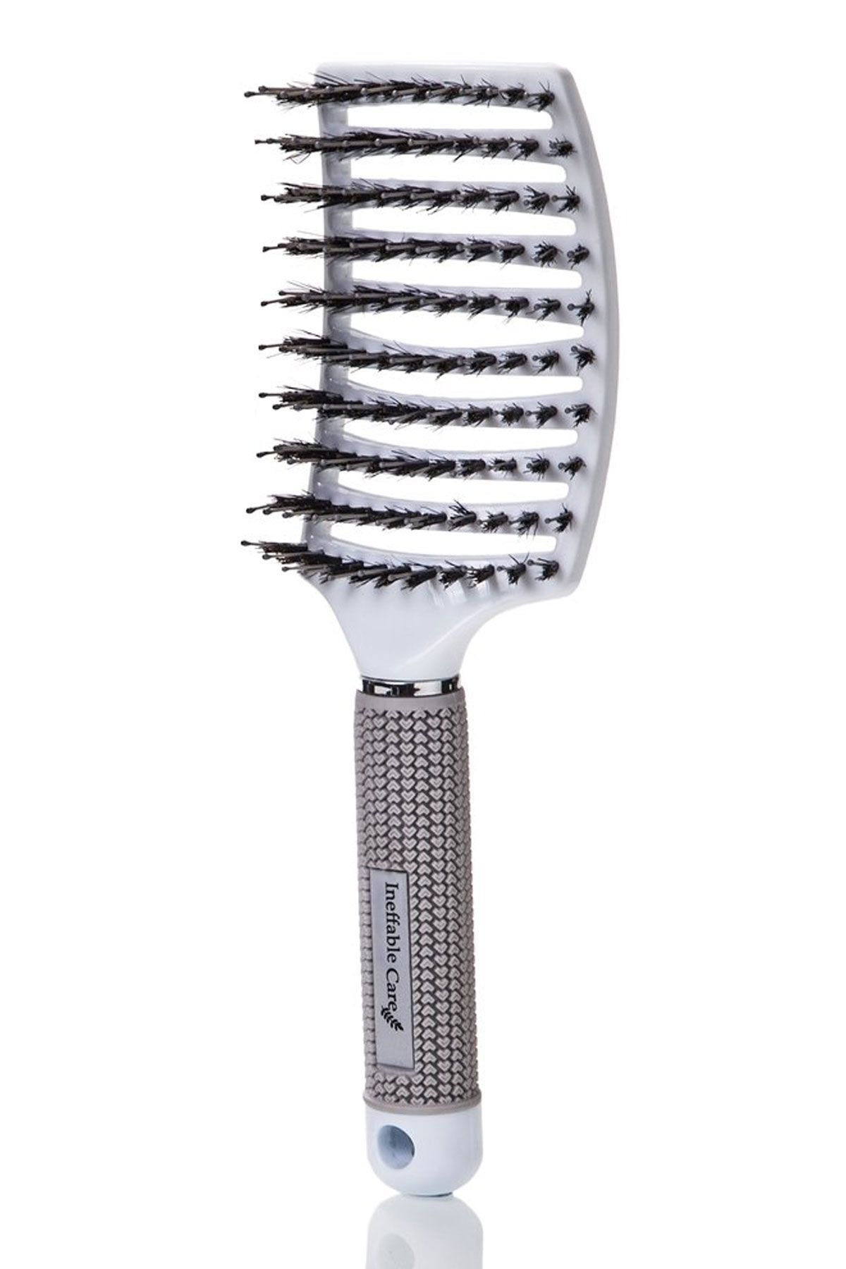 Curved brush . Hairbrush clipart personal hygiene