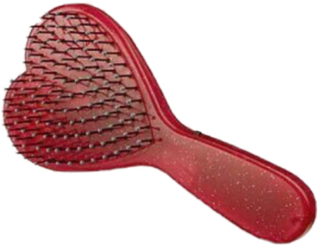 Accessories hair red heart. Hairbrush clipart pet brush