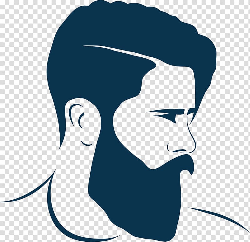 haircut clipart grey beard