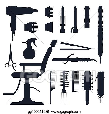 haircut clipart salon equipment