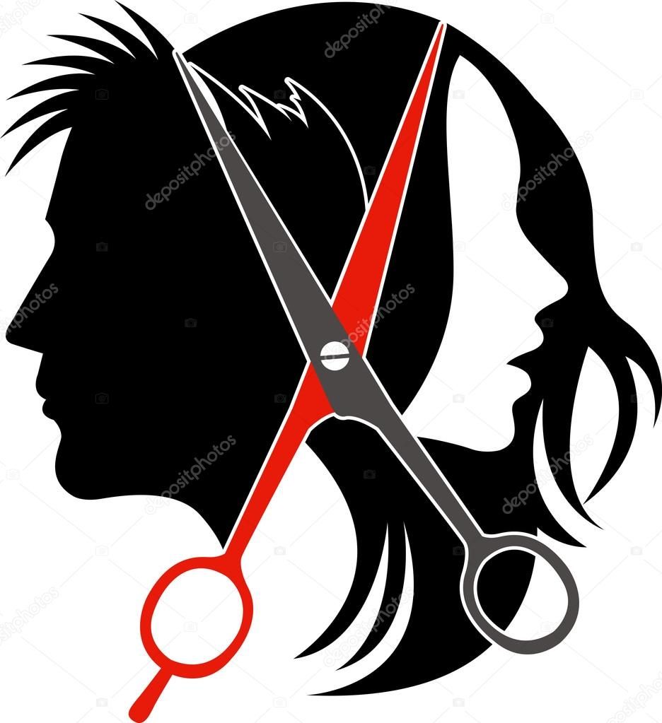 haircut clipart unisex hair salon