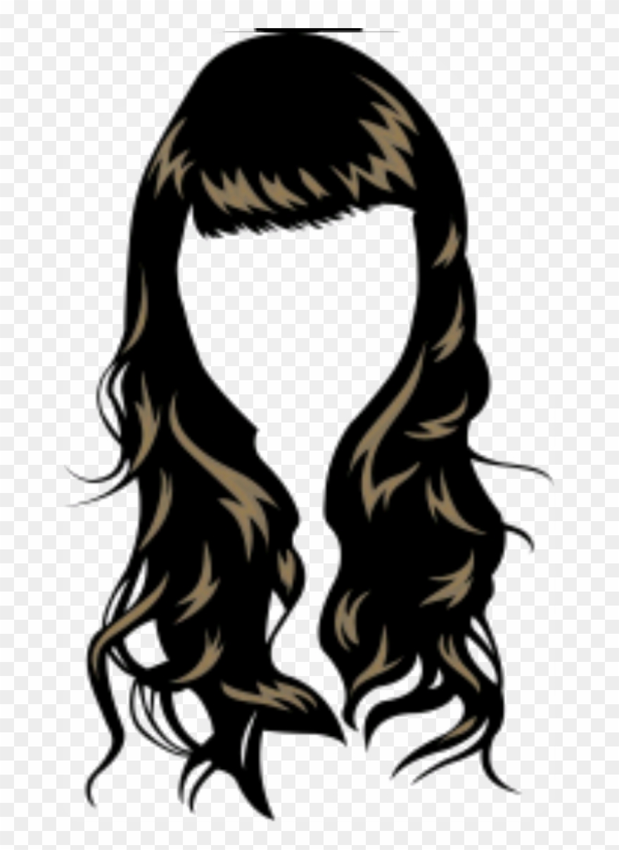 haircut clipart wig