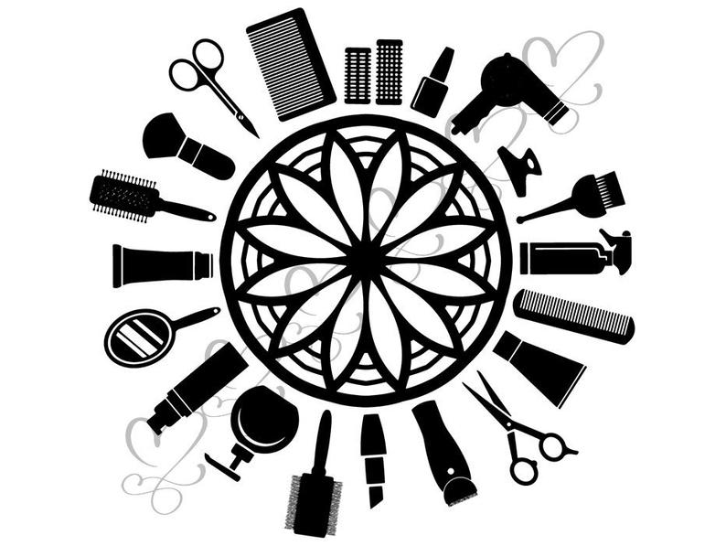 hairdresser clipart equipment