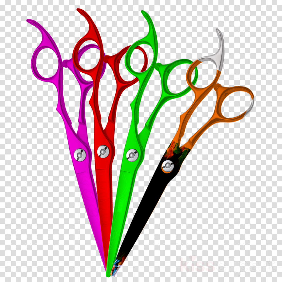 Scissors hair cutting shears. Hairdresser clipart fancy