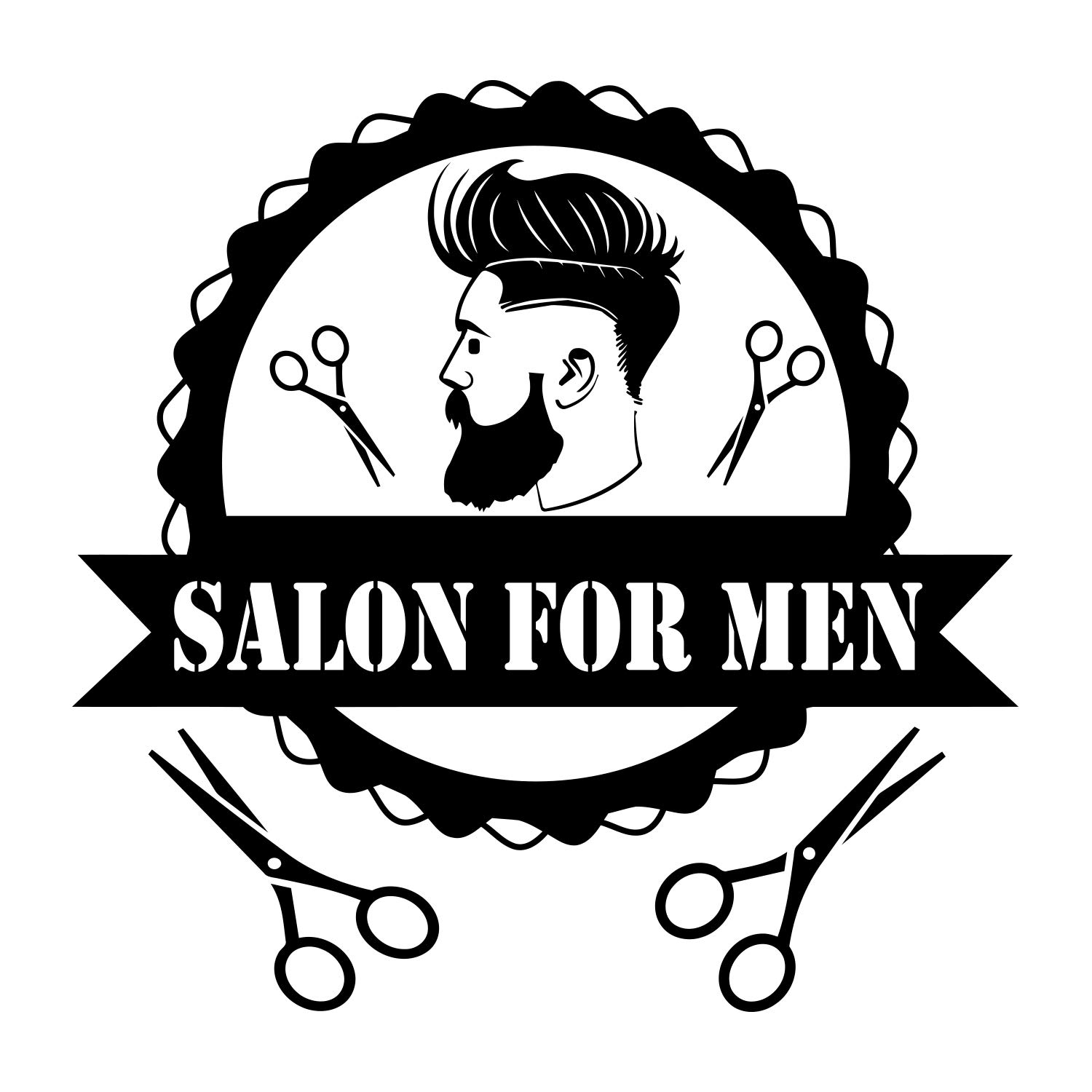 Haircut Clipart Mens Parlour Hair Style Haircut Mens Parlour Hair