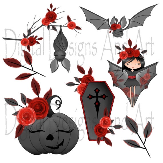 halloween clipart gothic