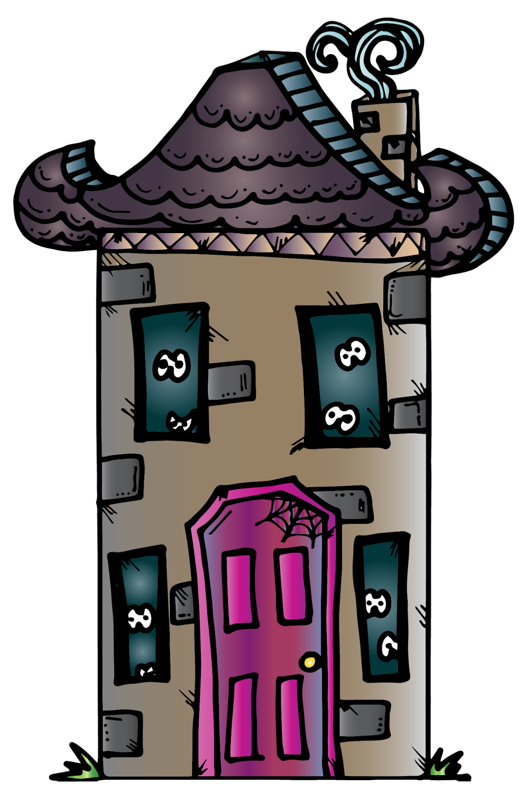 Tower clipart haunted. Ta doodles illustrations friday