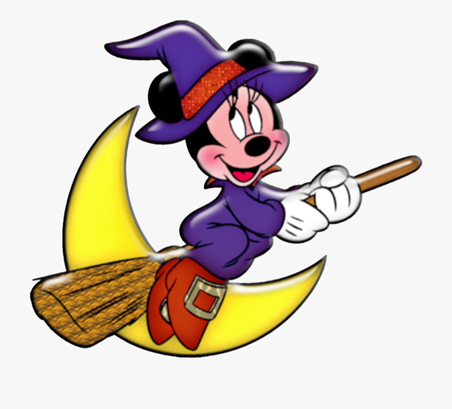Witch clipart skirt. Minnie mouse halloween clip