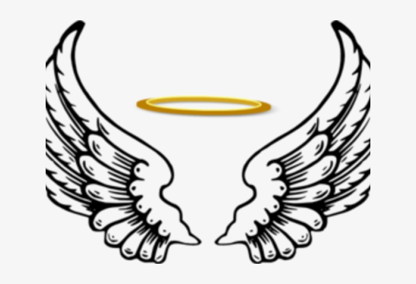 halo clipart angel's wing