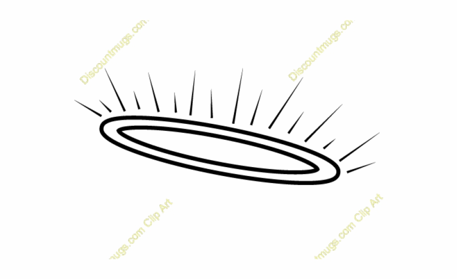 halo clipart black and white