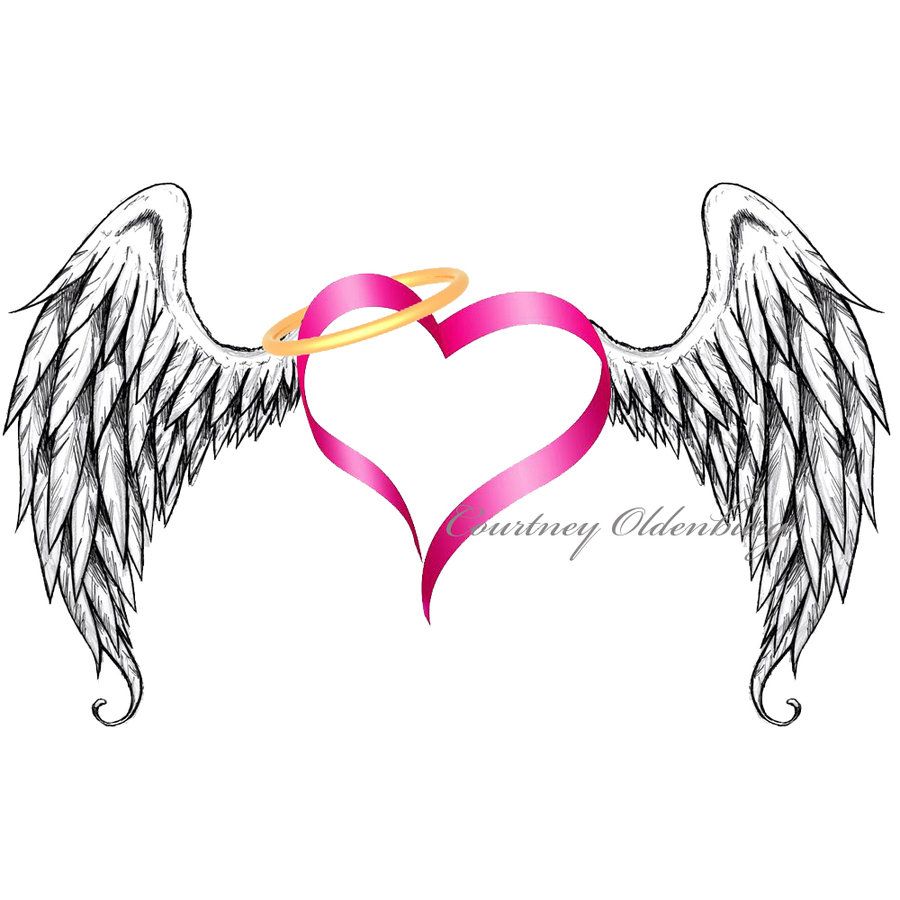 Wing clipart printable. Free angels clip art