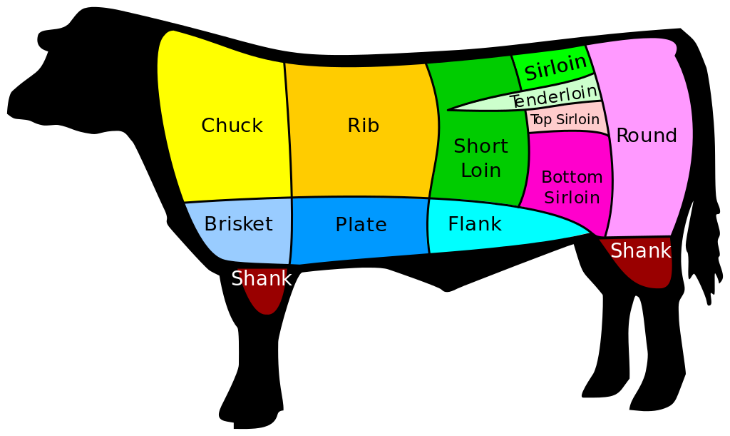 Cuts of introduction. Meat clipart healthy meat