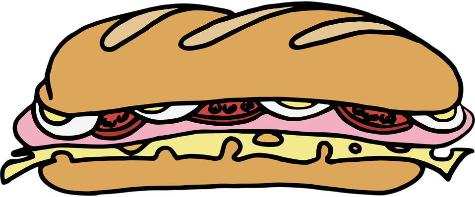 sandwich clipart meat sandwich