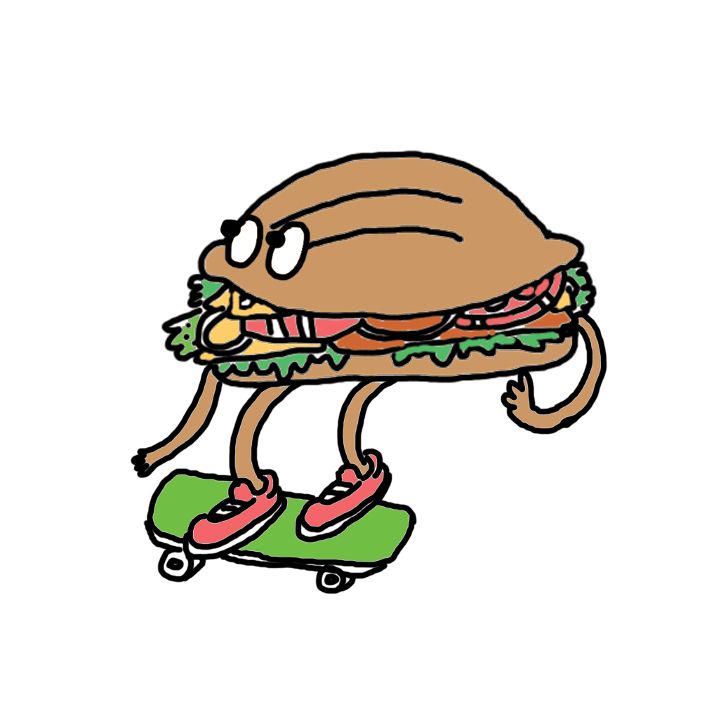 Pop sticker by ppkmkzztt. Hamburger clipart animation
