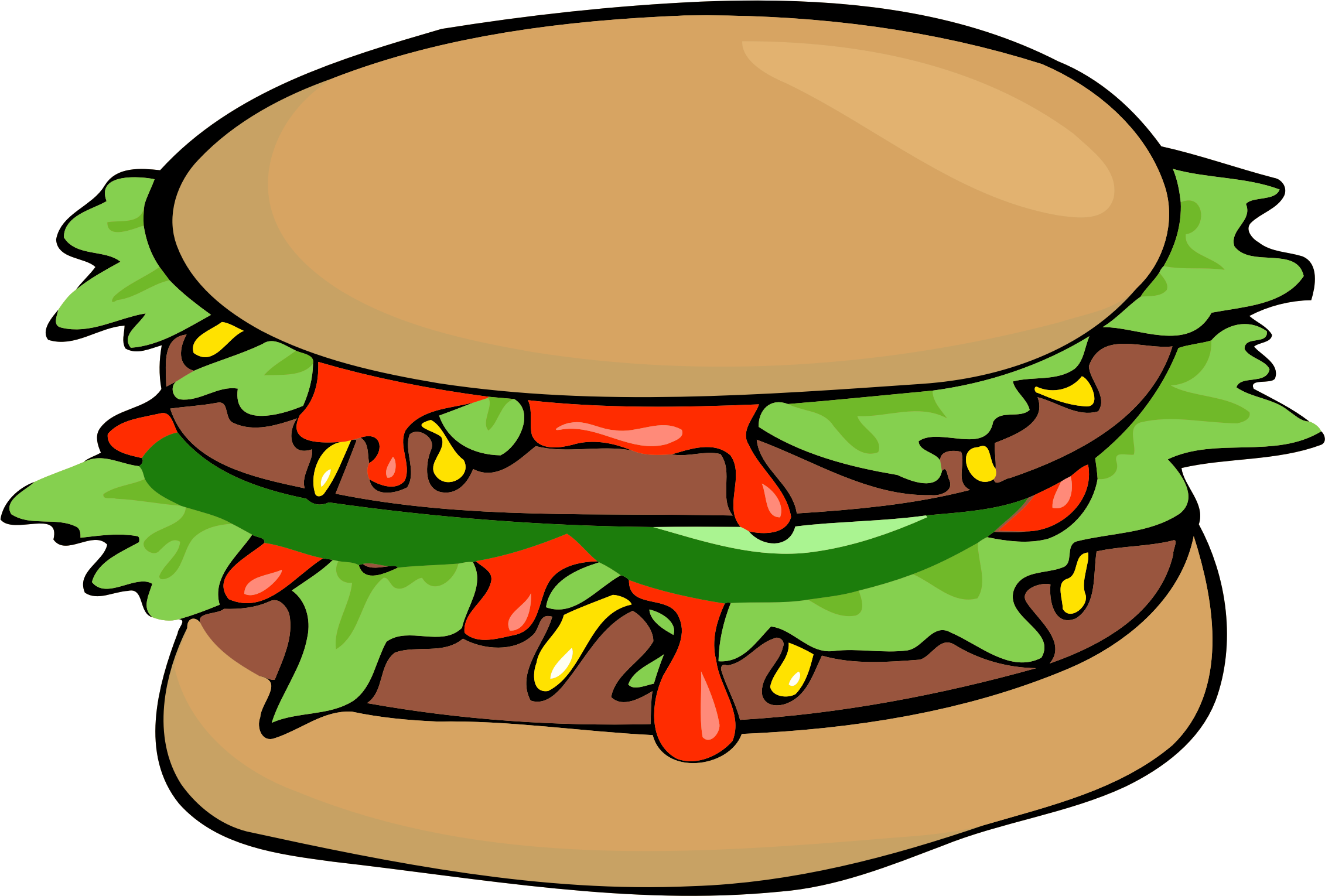 hamburger clipart beef burger