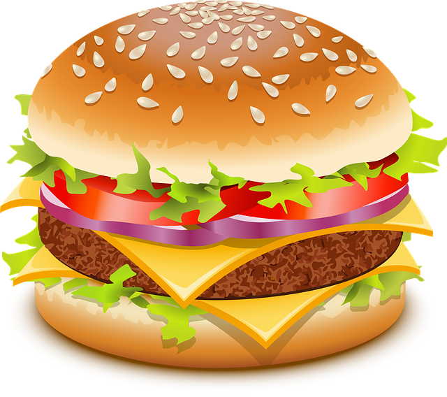 hamburger clipart beef burger