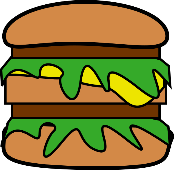 hamburger clipart big mac