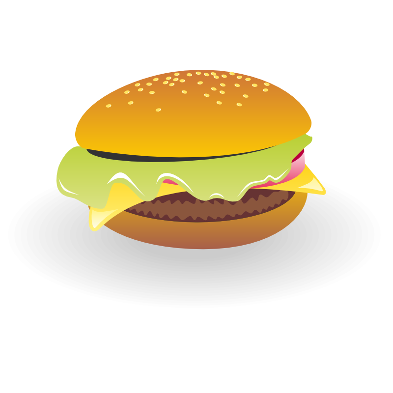 hamburger clipart cheeseburger