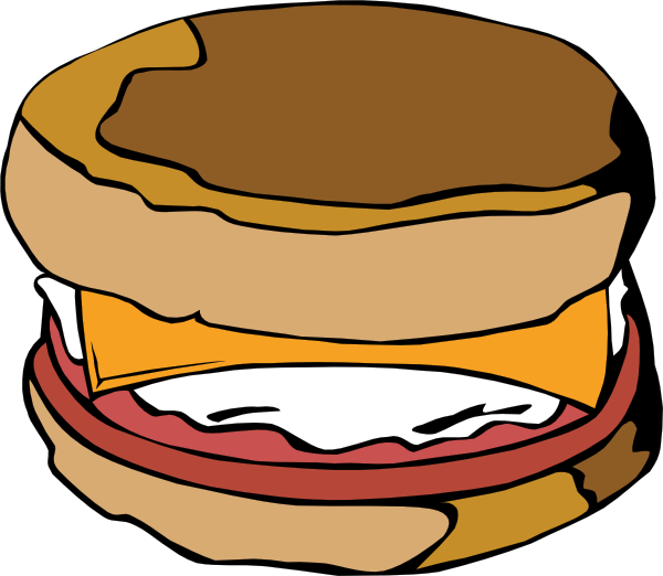 Free sandwich roll cliparts. Hamburger clipart coloring