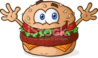 hamburger clipart comic