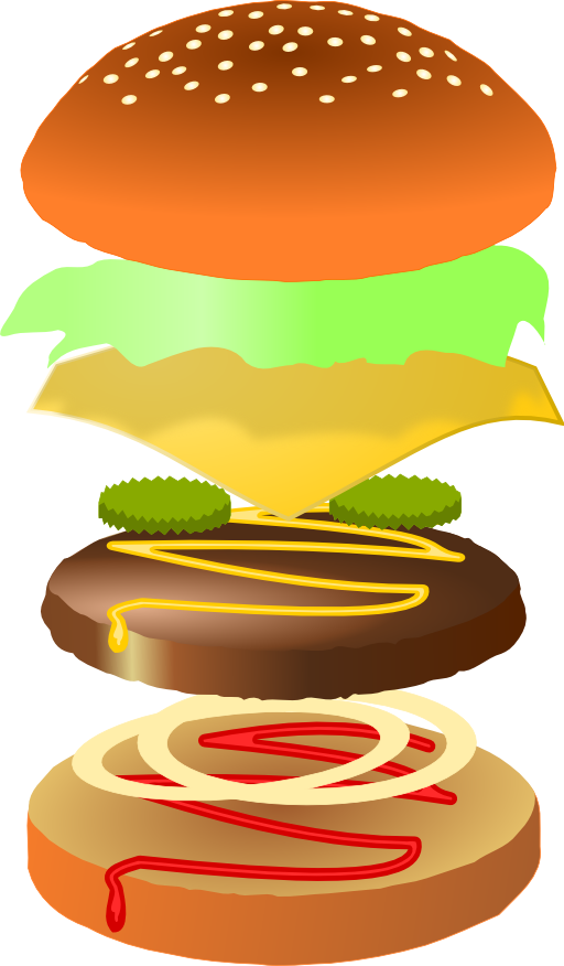 Hamburger clipart fish. I royalty free public