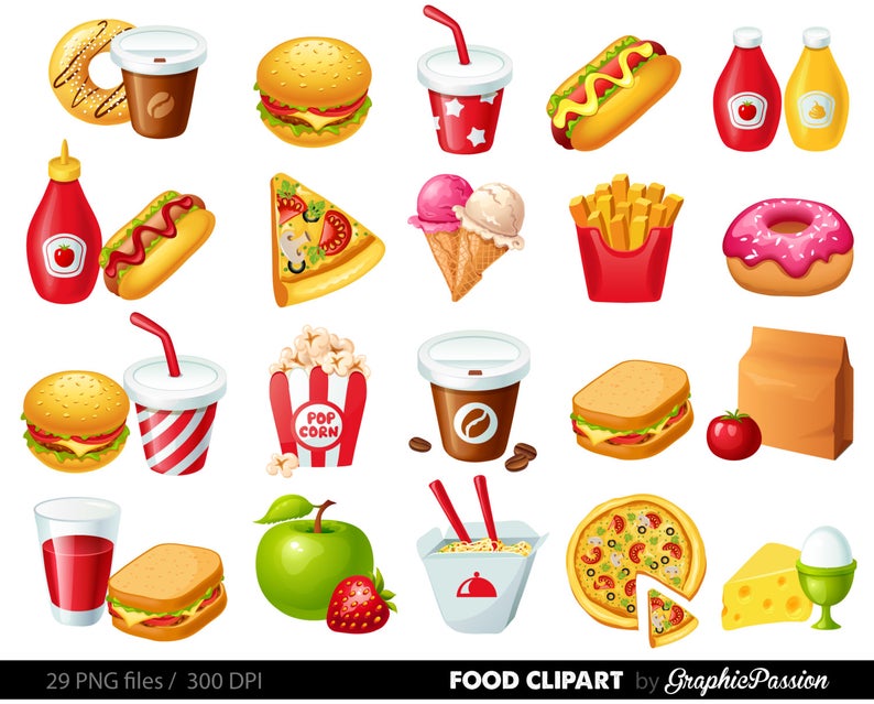 Hamburger clipart foood. Fast food clip art