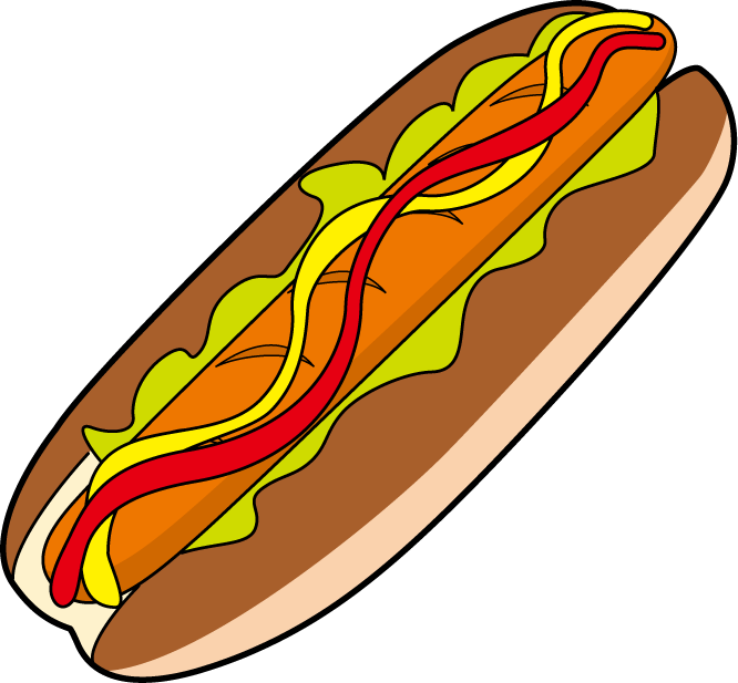 Free hotdogs pictures download. Hamburger clipart hotdog