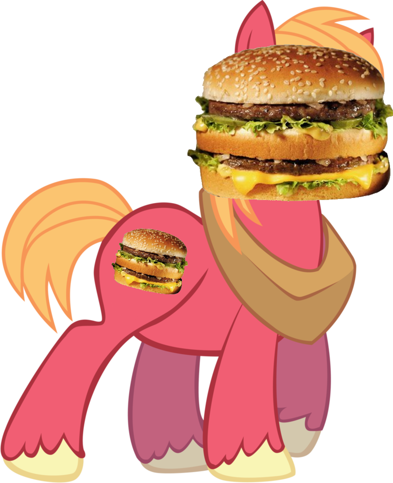 Mcdonalds clipart hamburger. Image my little pony
