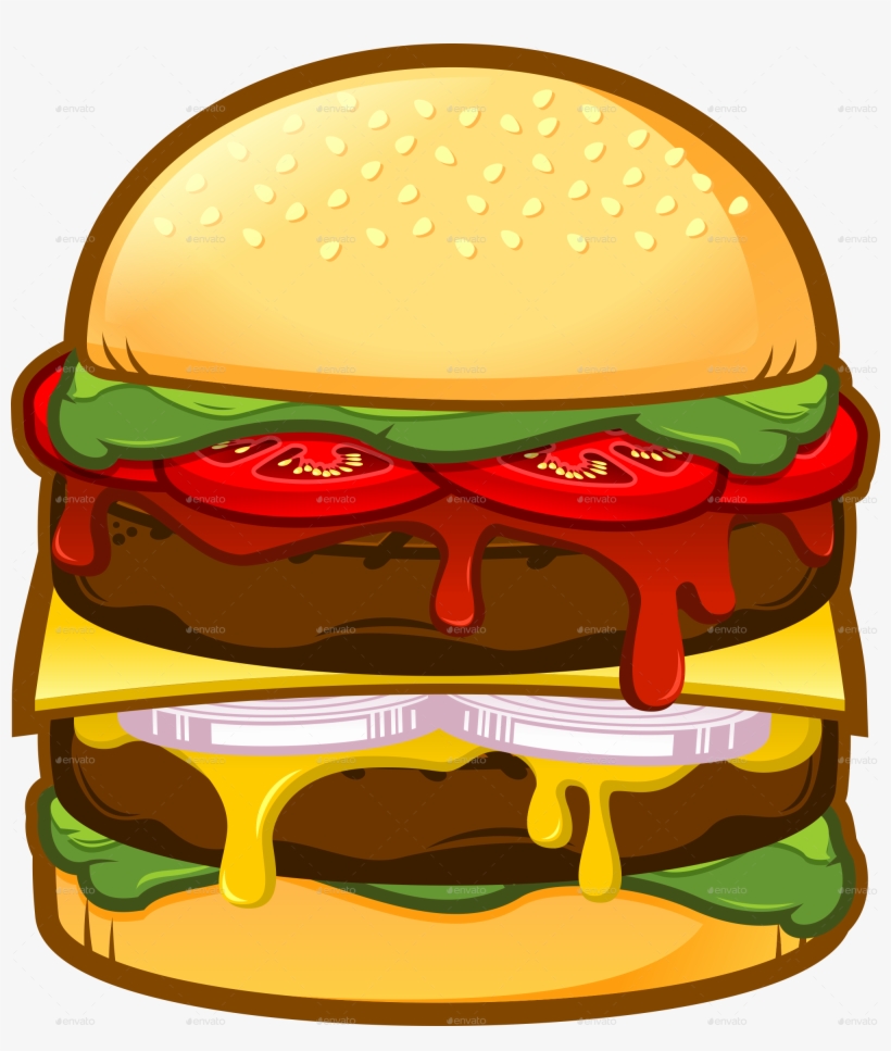 hamburger clipart part