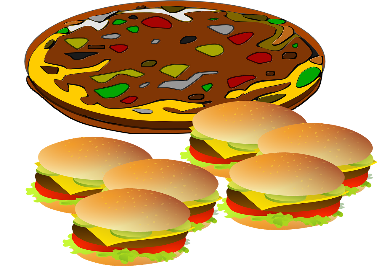 hamburger clipart party food
