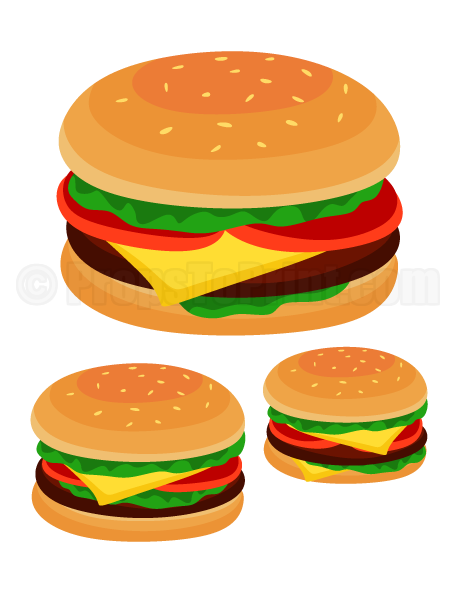 hamburger clipart pdf