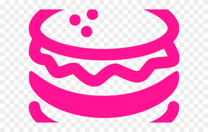 hamburger clipart pink