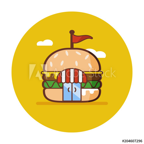 hamburger clipart shop
