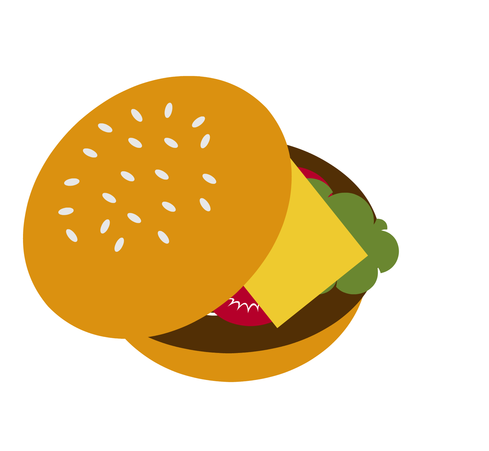 hamburger clipart simple hamburger