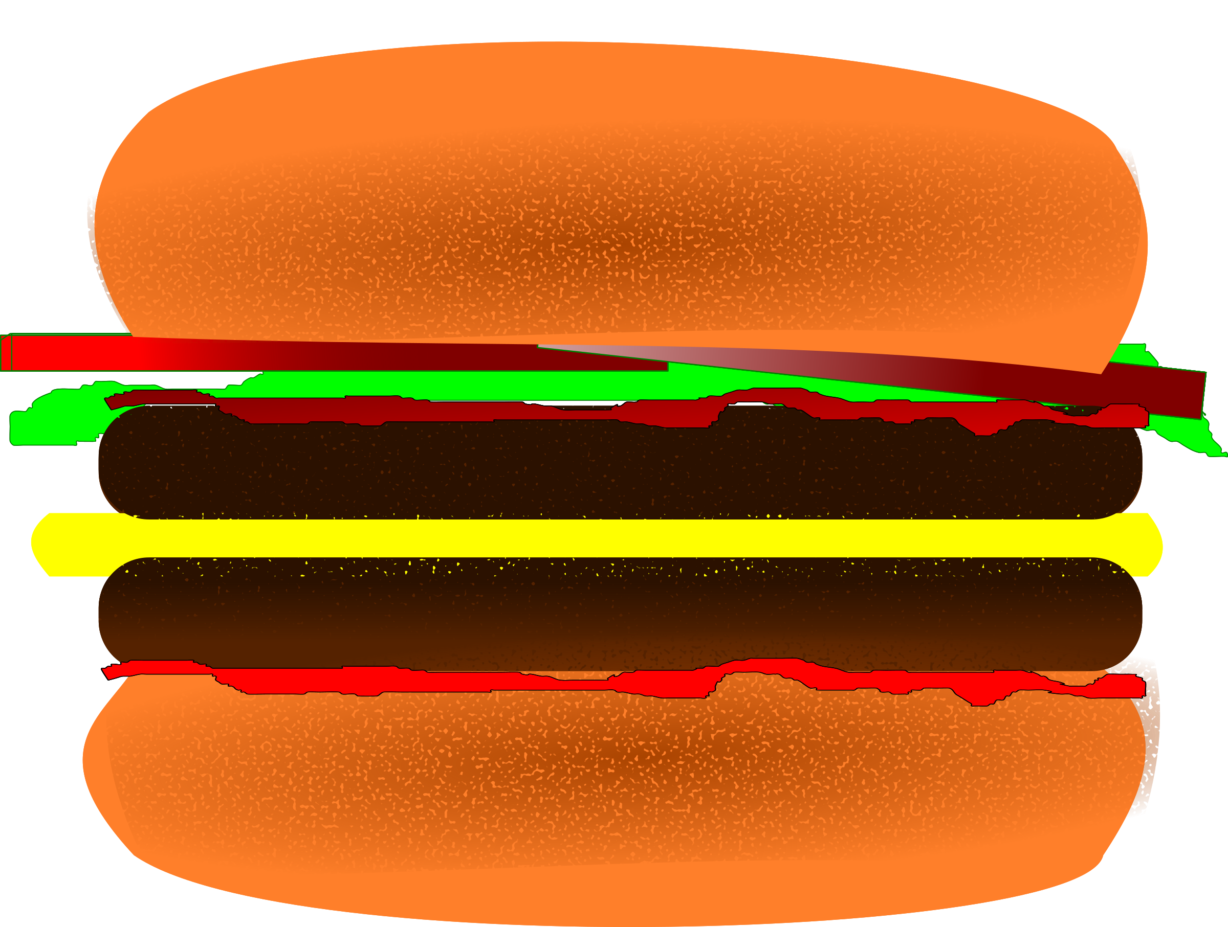hamburger clipart svg