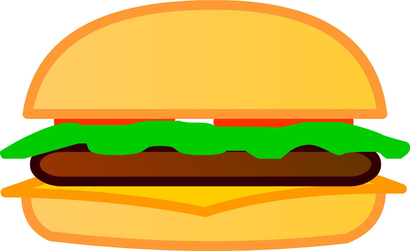 hamburger clipart tall