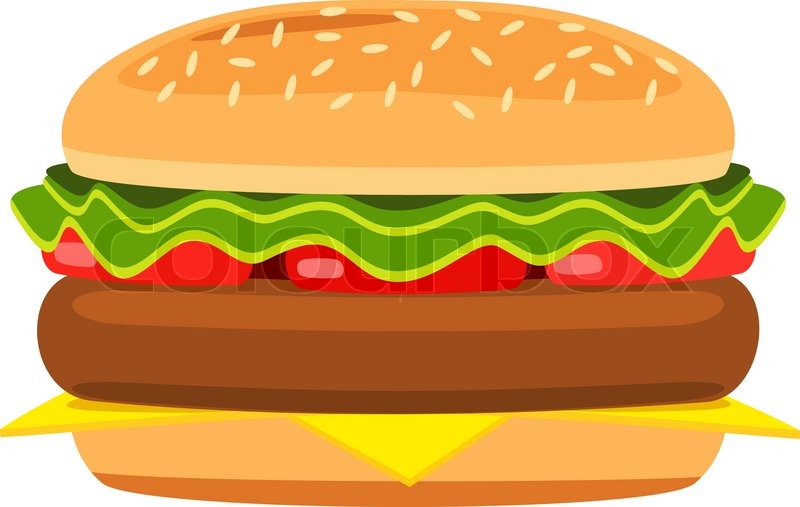 For thick and clip. Hamburger clipart thin