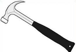 Hammer clipart. Free