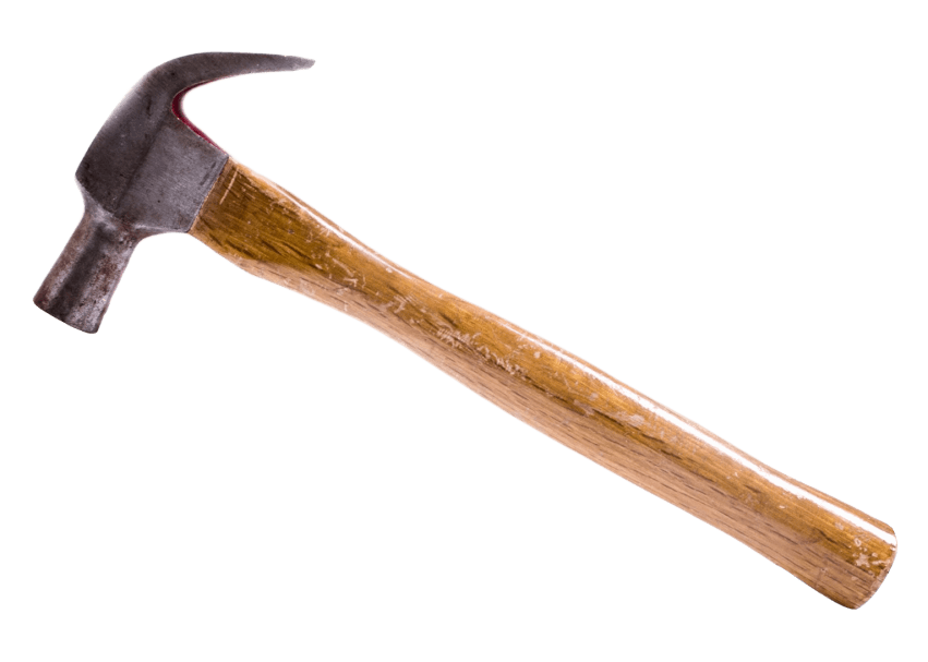 hammer clipart long object