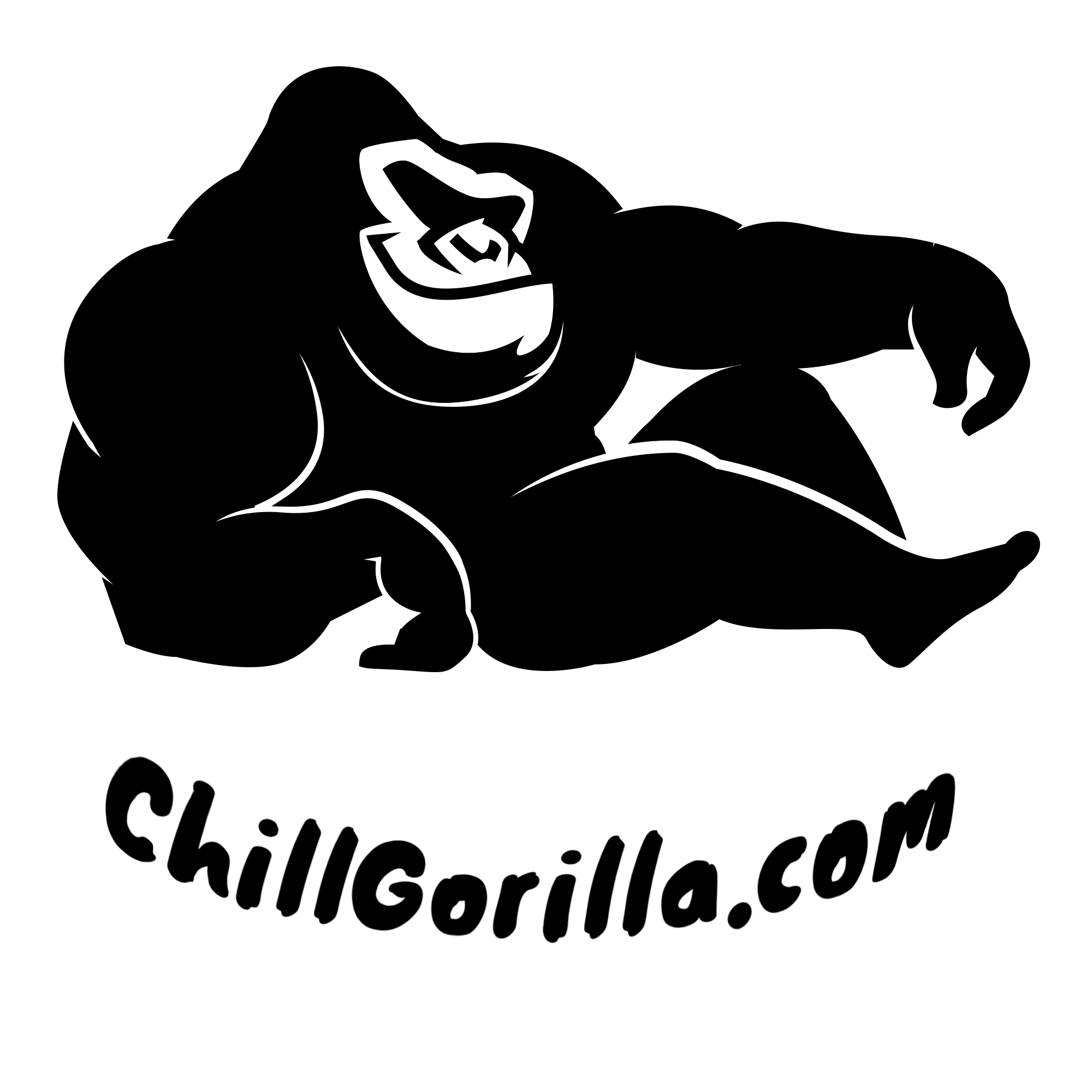 Hammock clipart chilling. Product care chill gorilla