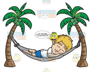 hammock clipart island scene