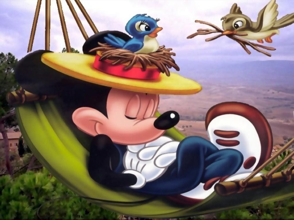 Sleeping on wallpaper x. Hammock clipart mickey mouse
