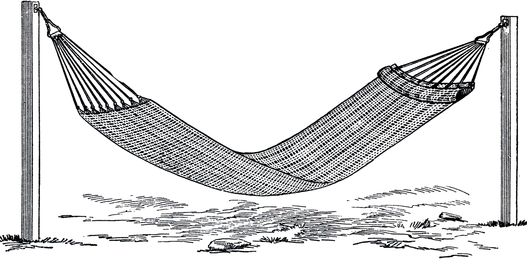 hammock clipart old