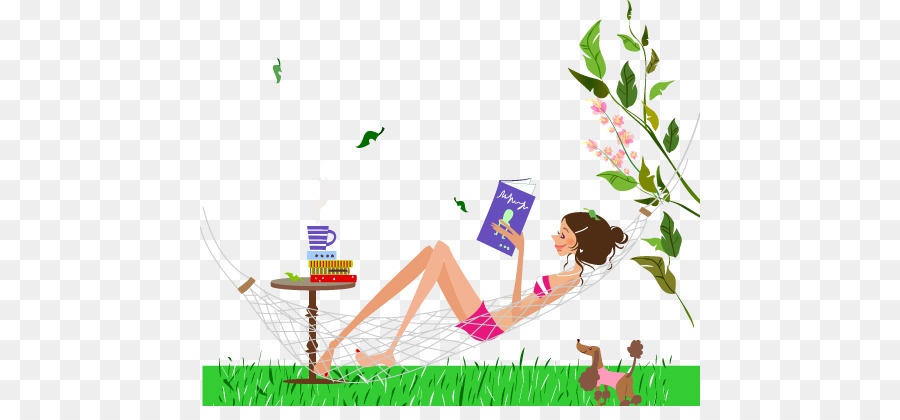 Hammock clipart woman. In png free transparent