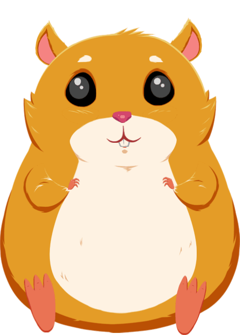 Cute frames illustrations hd. Hamster clipart animated