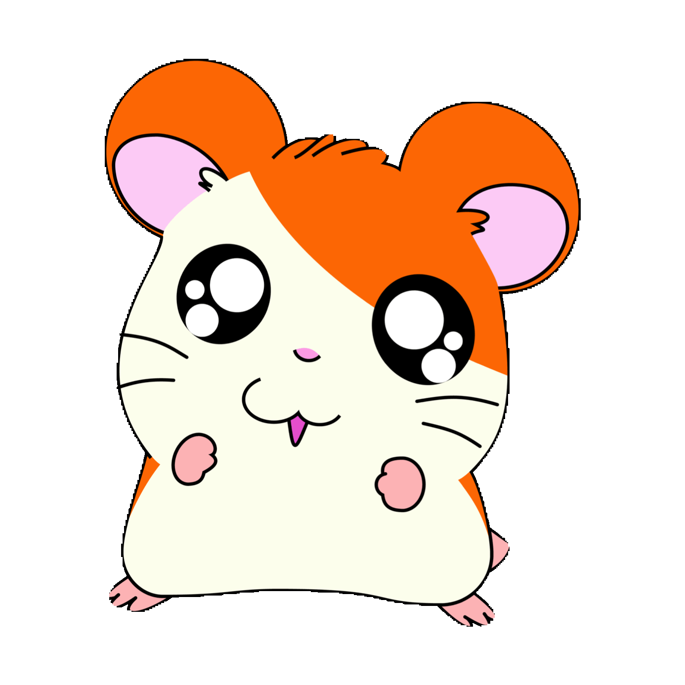 Sticker by imoji for. Hamster clipart line